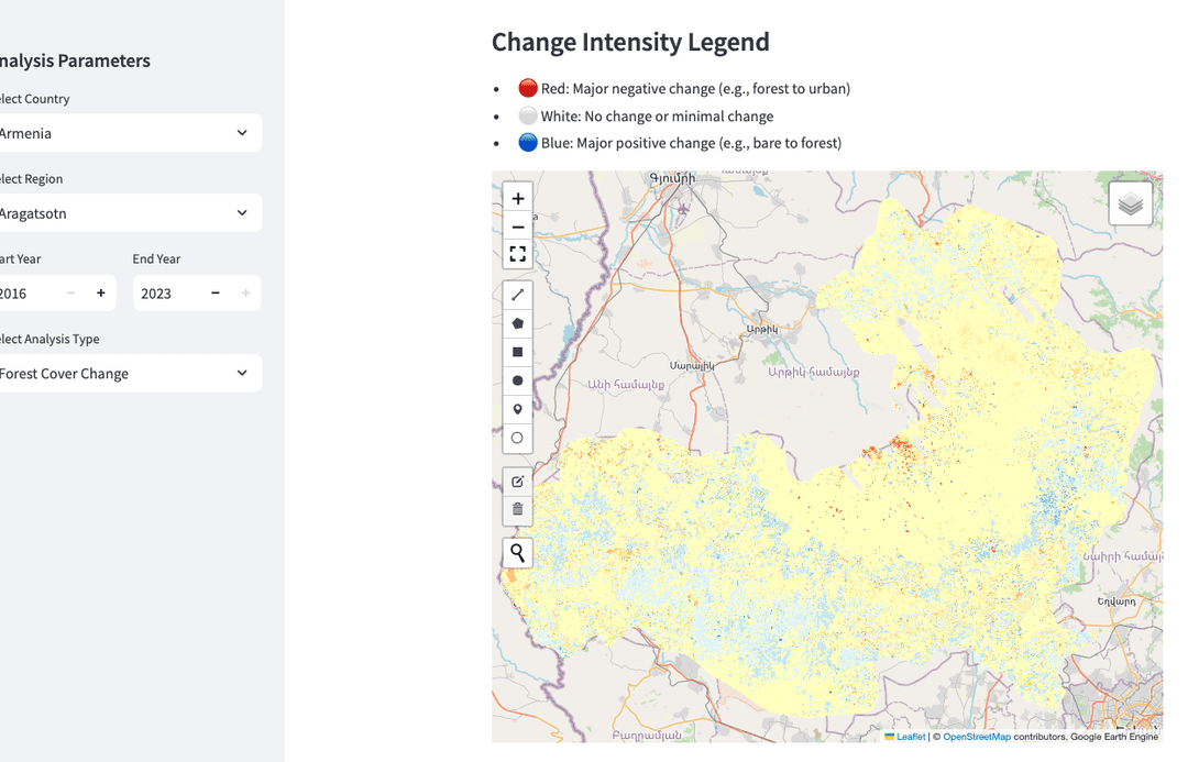 Geospatial Forestation Analysis